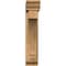 Ekena Millwork Imperial Traditional Rough Sawn Bracket w/ Offset Brace, Western Red Cedar, 6"W x 22"D x 30"H BKT0604X22X30IMP01RWR - alternate 2